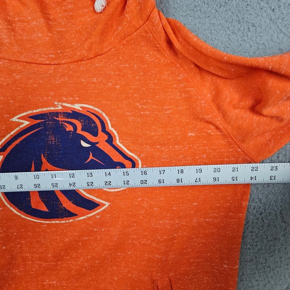 Colosseum Boise State Broncos NCAA Orange Hoodie Pullover Sweatshirt Mens - Picture 6 of 7